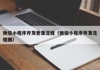 微信小程序开发登录流程（微信小程序开发流程图）