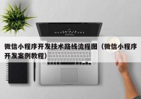 微信小程序开发技术路线流程图（微信小程序开发案例教程）