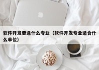 软件开发要选什么专业（软件开发专业适合什么单位）