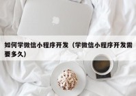 如何学微信小程序开发（学微信小程序开发需要多久）