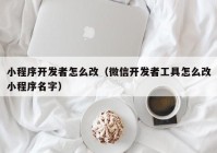 小程序开发者怎么改（微信开发者工具怎么改小程序名字）