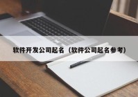 软件开发公司起名（软件公司起名参考）